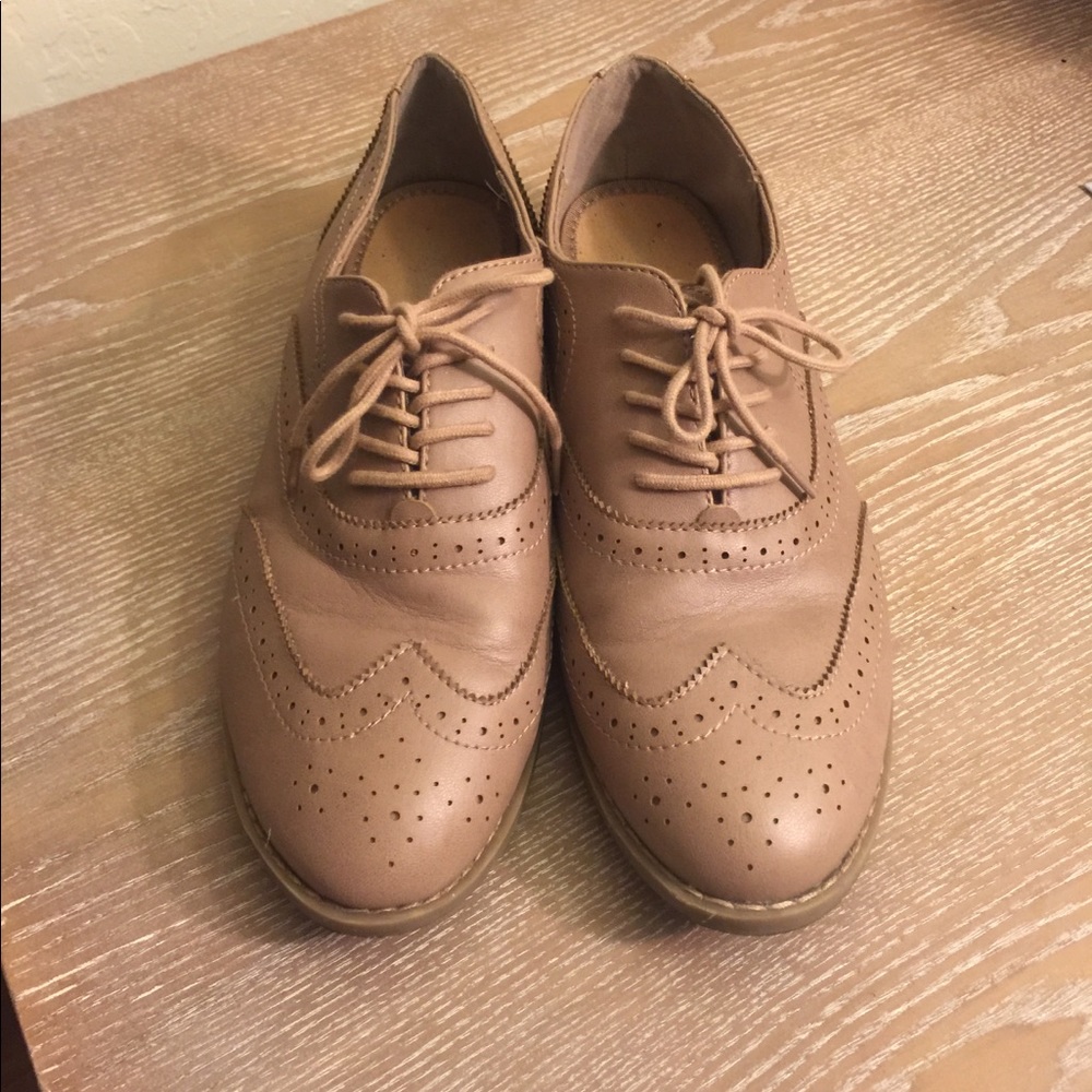 Tan Oxfords
